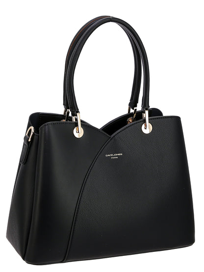 David Jones torebka damska klasyczna kuferek czarny