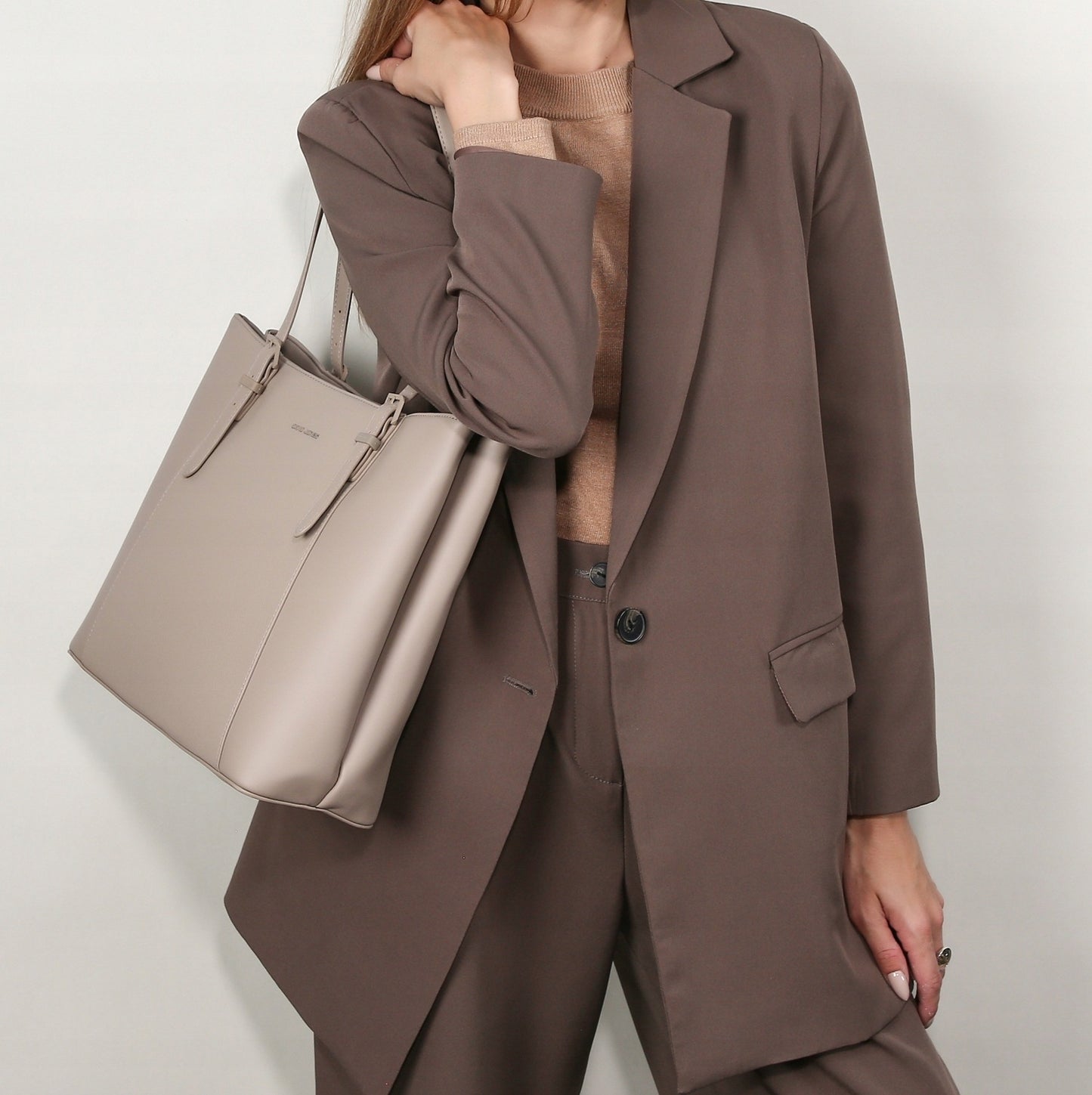 David Jones duża torebka damska na ramię Shopper A4