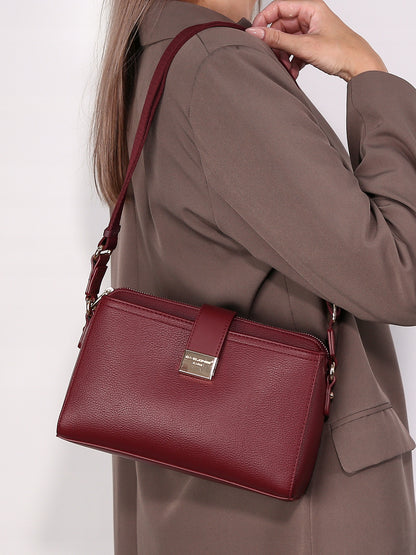 Torebka listonoszka damska David Jones skóra ekologiczna