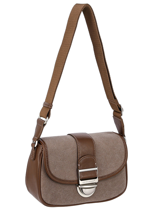 Torebka listonoszka damska David Jones skóra ekologiczna