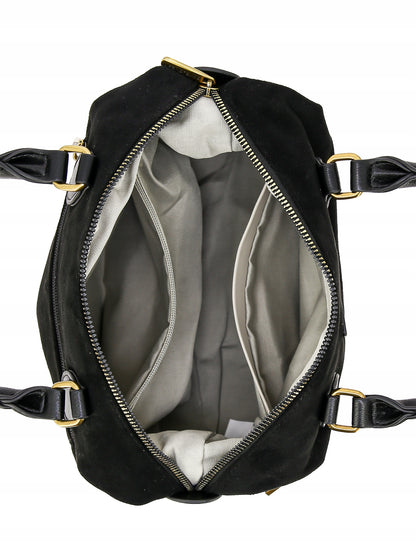 David Jones torebka damska mała kuferek czarny