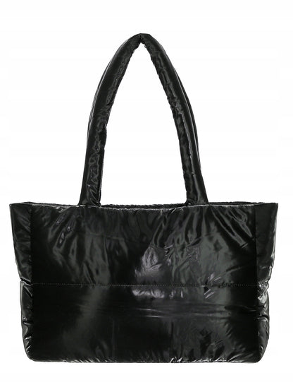 David Jones torebka damska shopper z nylonu czarna