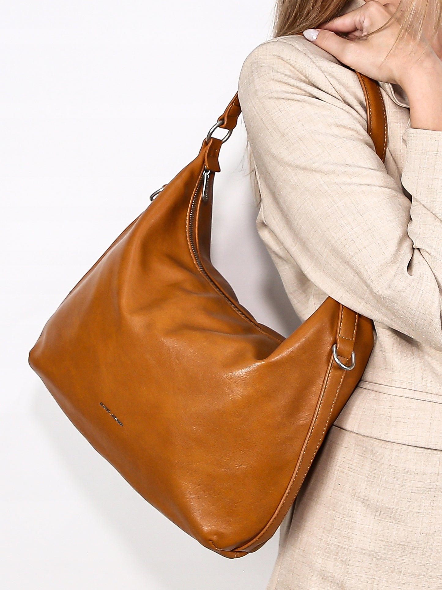 David Jones torebka damska worek na ramię skóra ekologiczna