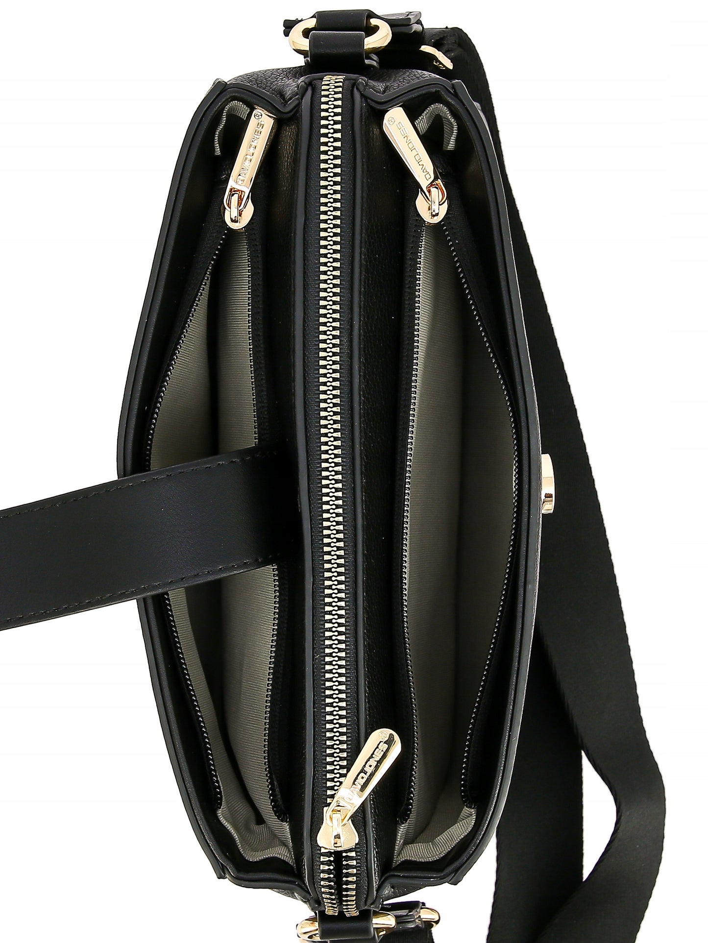 Dámská taška přes rameno David Jones, černá, z umělé kůže 