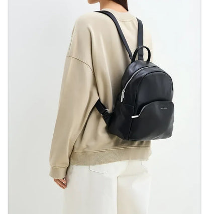 Plecak damski miejski David Jones skóra ekologiczna czarny