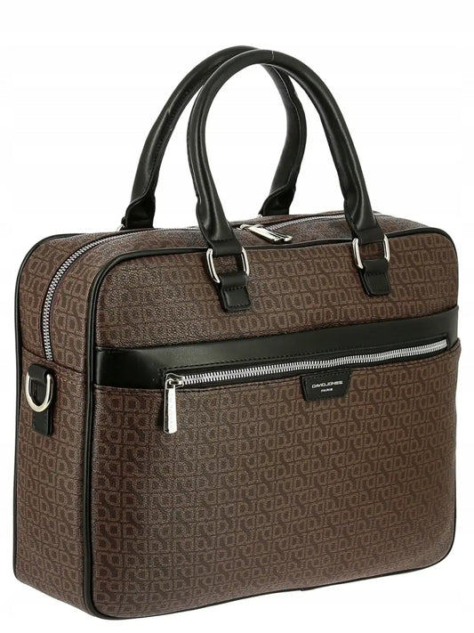 Torba męska teczka pojemna do pracy na laptopa 14 cali David Jones