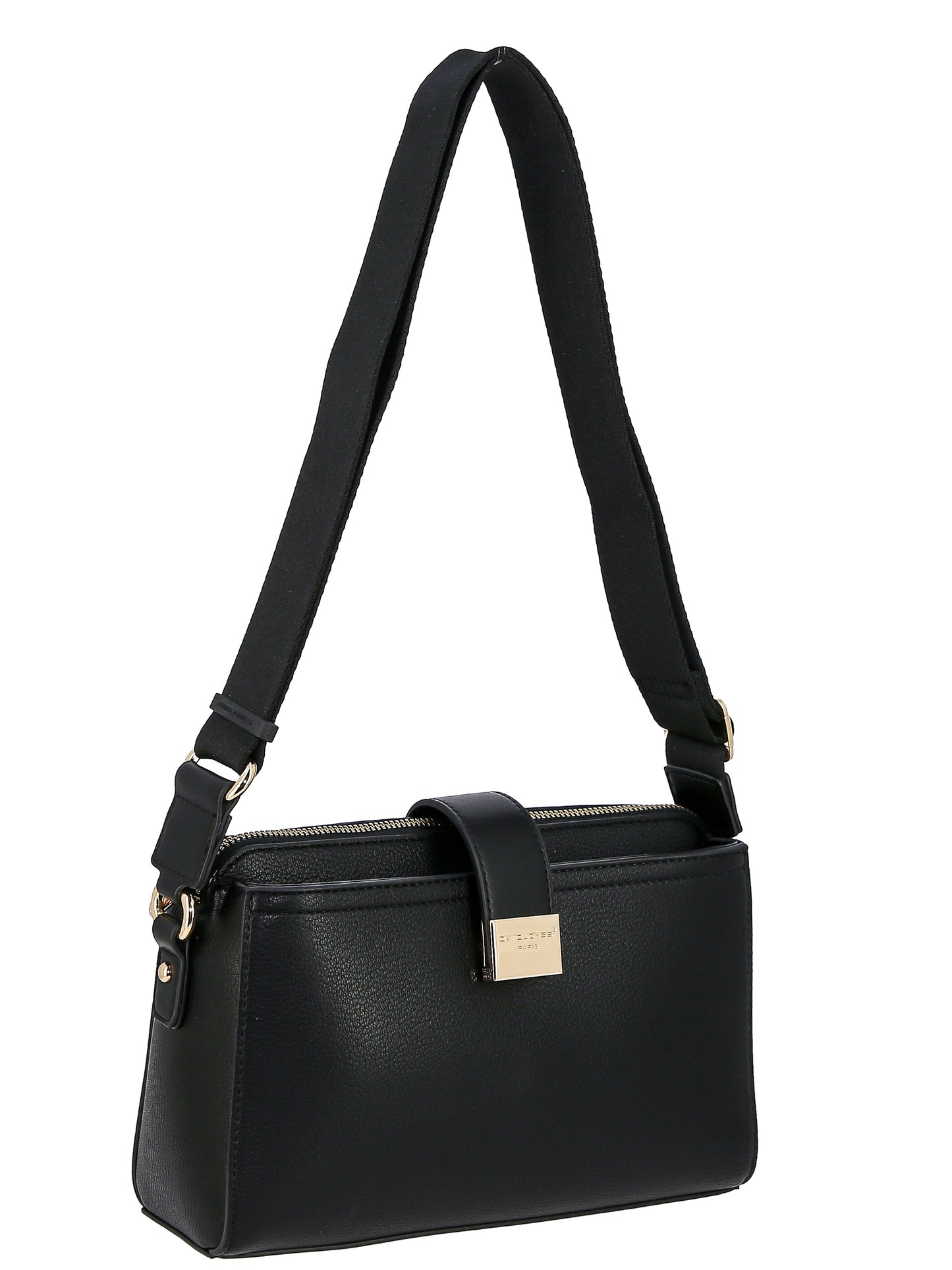 Dámská taška přes rameno David Jones, černá, z umělé kůže 