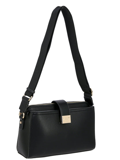 Dámská taška přes rameno David Jones, černá, z umělé kůže 