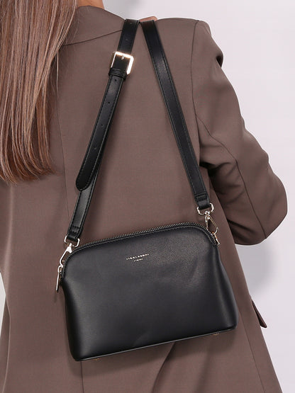 Dámská taška přes rameno David Jones, černá, umělá kůže 