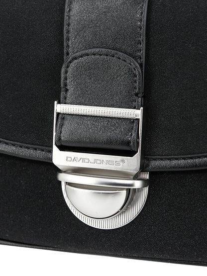 Dámská taška přes rameno David Jones, černá, z umělé kůže 