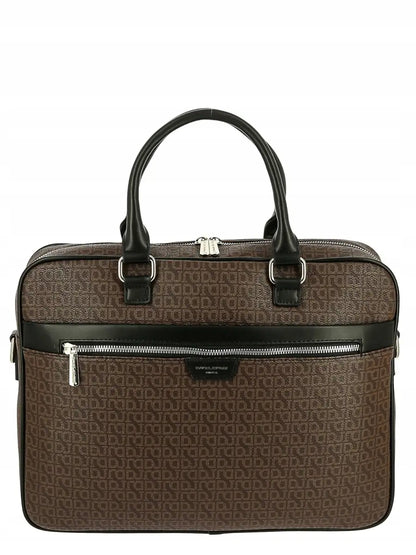 Pánská aktovka, prostorná do práce, vhodná pro 14palcový notebook, David Jones 