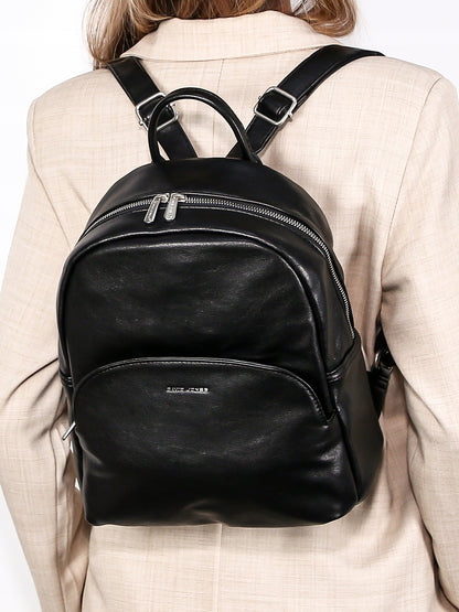 Plecak damski miejski David Jones skóra ekologiczna czarny