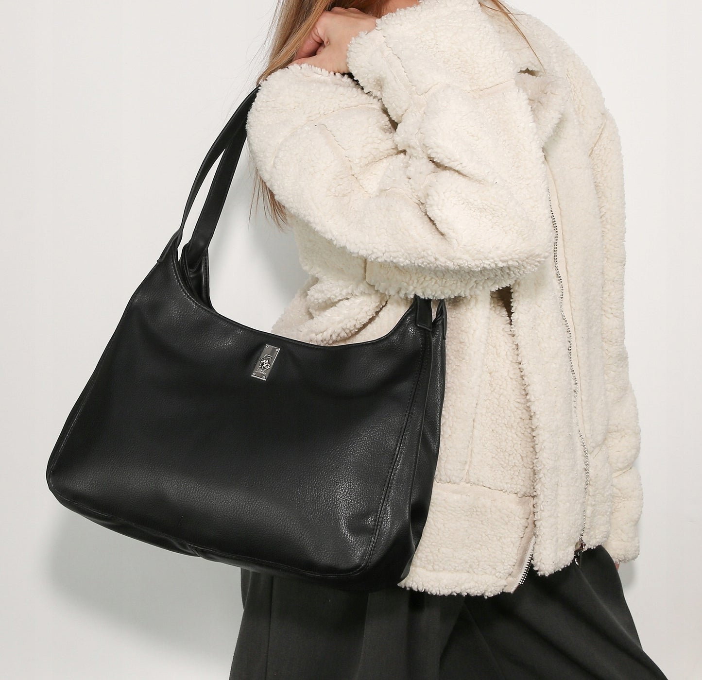 David Jones torebka damska worek czarny