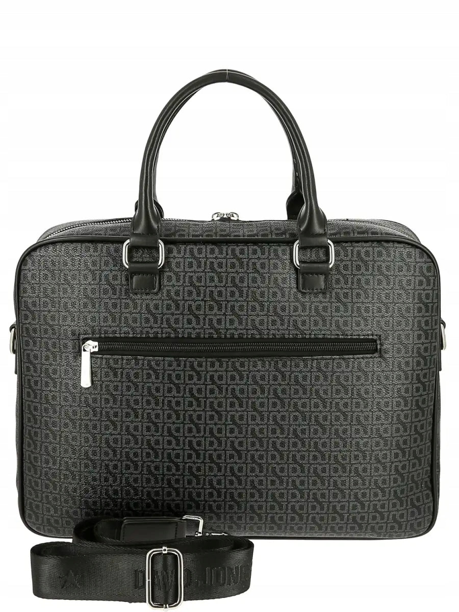 Herren-Aktentasche, geräumig für die Arbeit, geeignet für einen 14-Zoll-Laptop, David Jones 