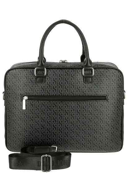 Herren-Aktentasche, geräumig für die Arbeit, geeignet für einen 14-Zoll-Laptop, David Jones 