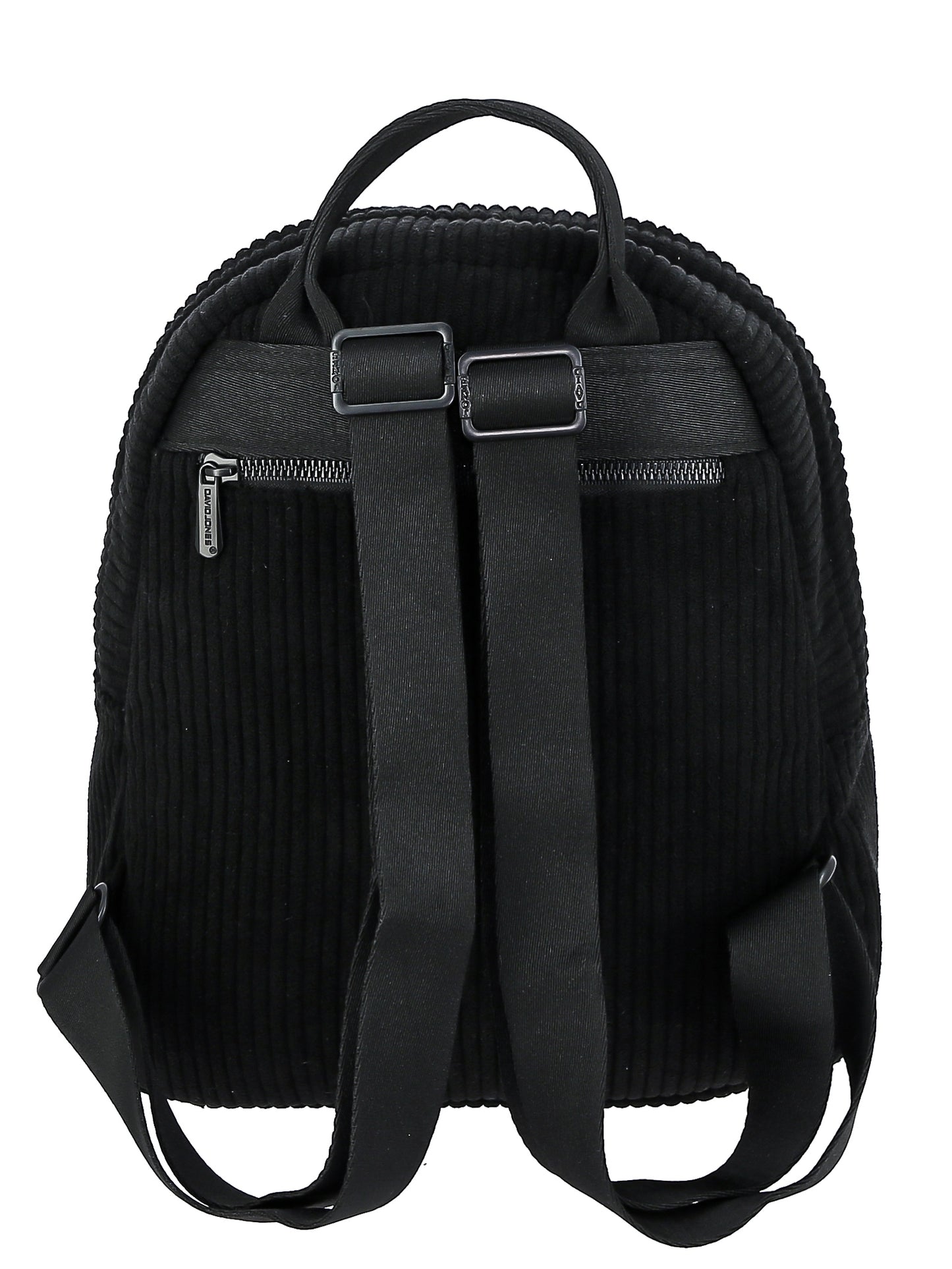 Plecak damski miejski David Jones tekstylny czarny