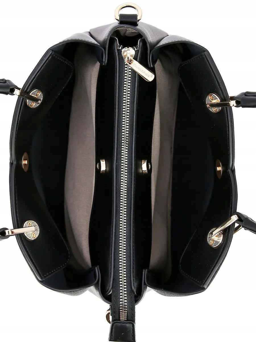 David Jones torebka damska klasyczna kuferek czarny