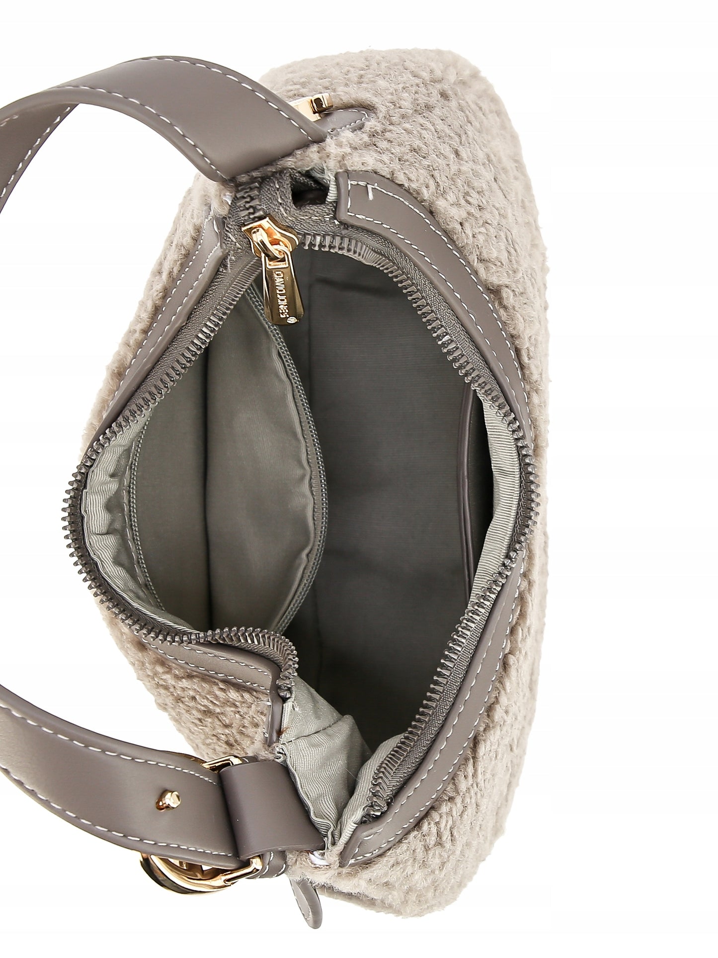 David Jones torebka damska na ramię mała sztuczne futro