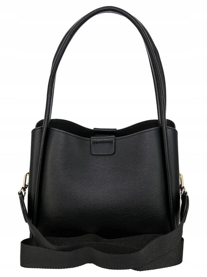 David Jones torebka damska klasyczna kuferek czarny