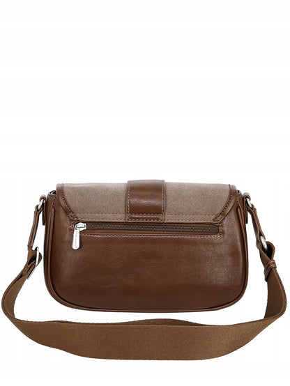 Torebka listonoszka damska David Jones skóra ekologiczna