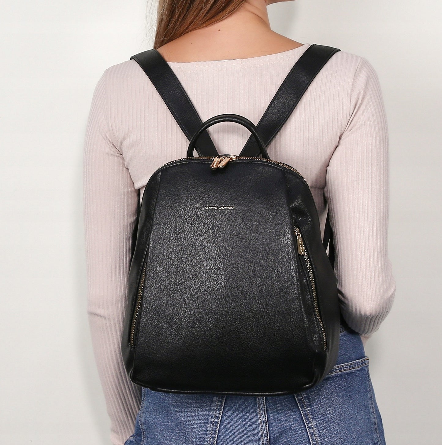 Plecak damski miejski David Jones skóra ekologiczna