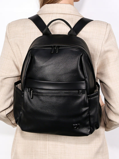 Plecak damski miejski David Jones skóra ekologiczna czarny