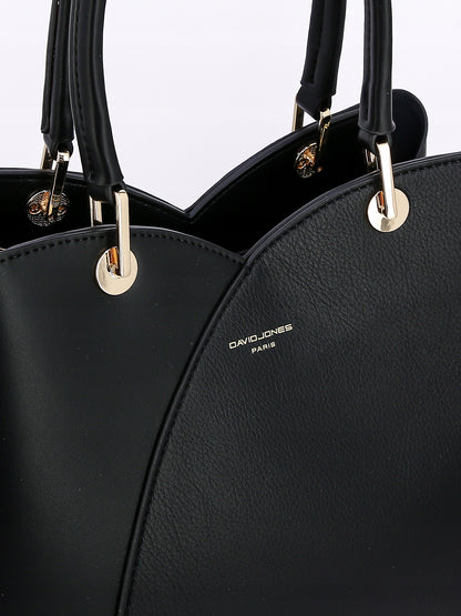 David Jones torebka damska klasyczna kuferek czarny