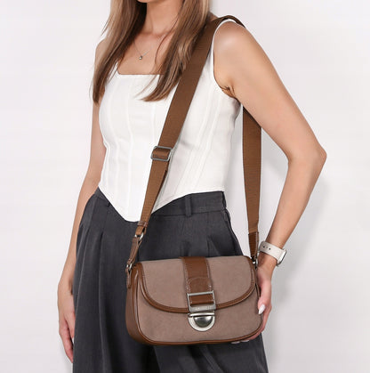 Torebka listonoszka damska David Jones skóra ekologiczna