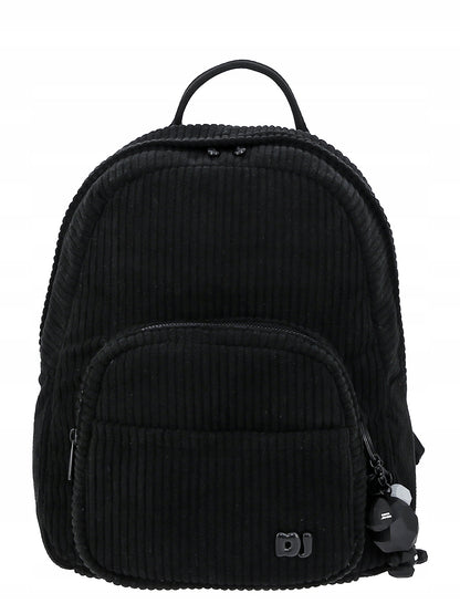 Plecak damski miejski David Jones tekstylny czarny