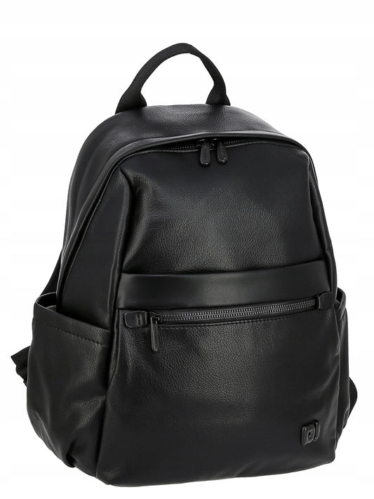 Plecak damski miejski David Jones skóra ekologiczna czarny