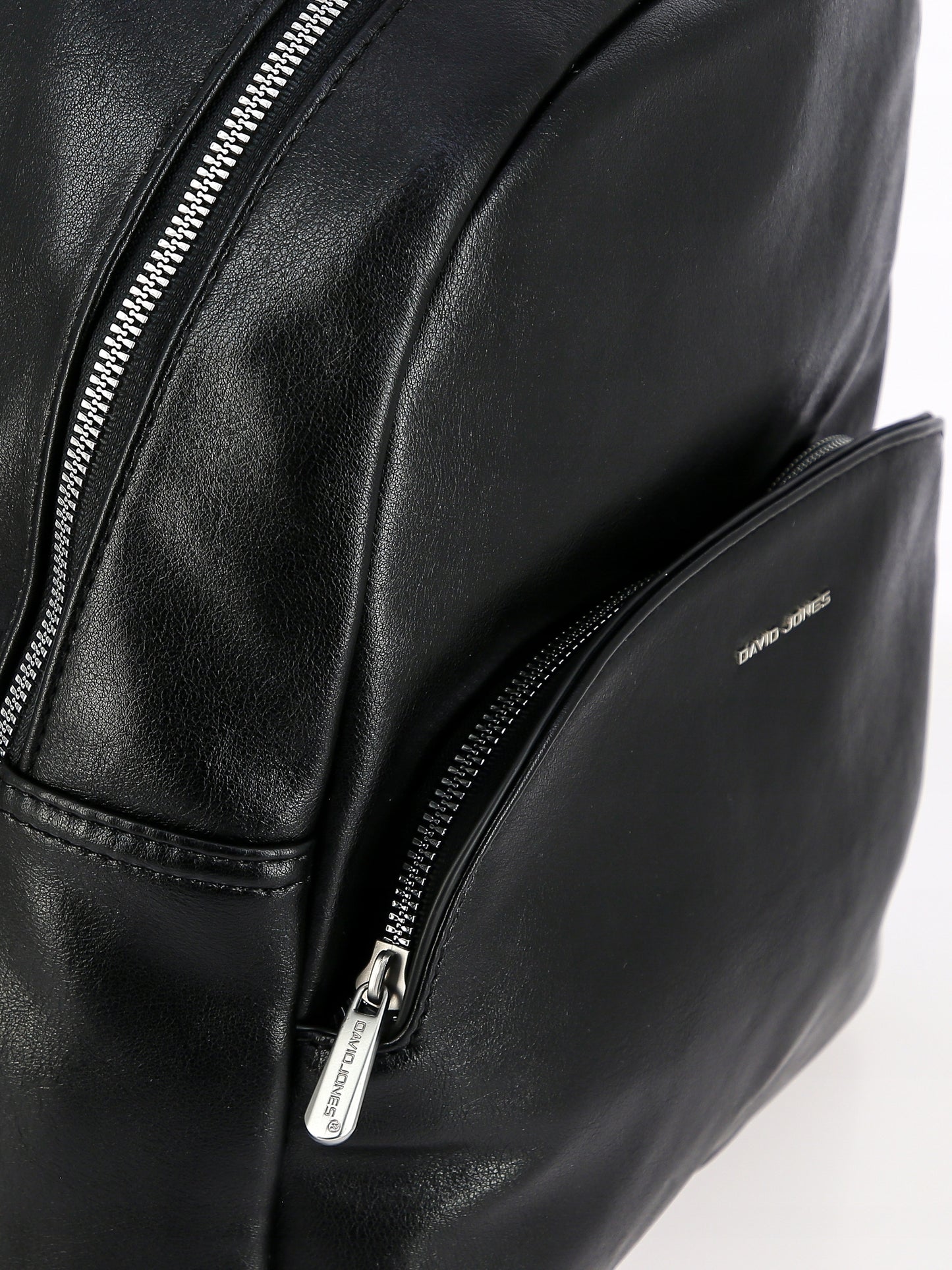 Plecak damski miejski David Jones skóra ekologiczna czarny