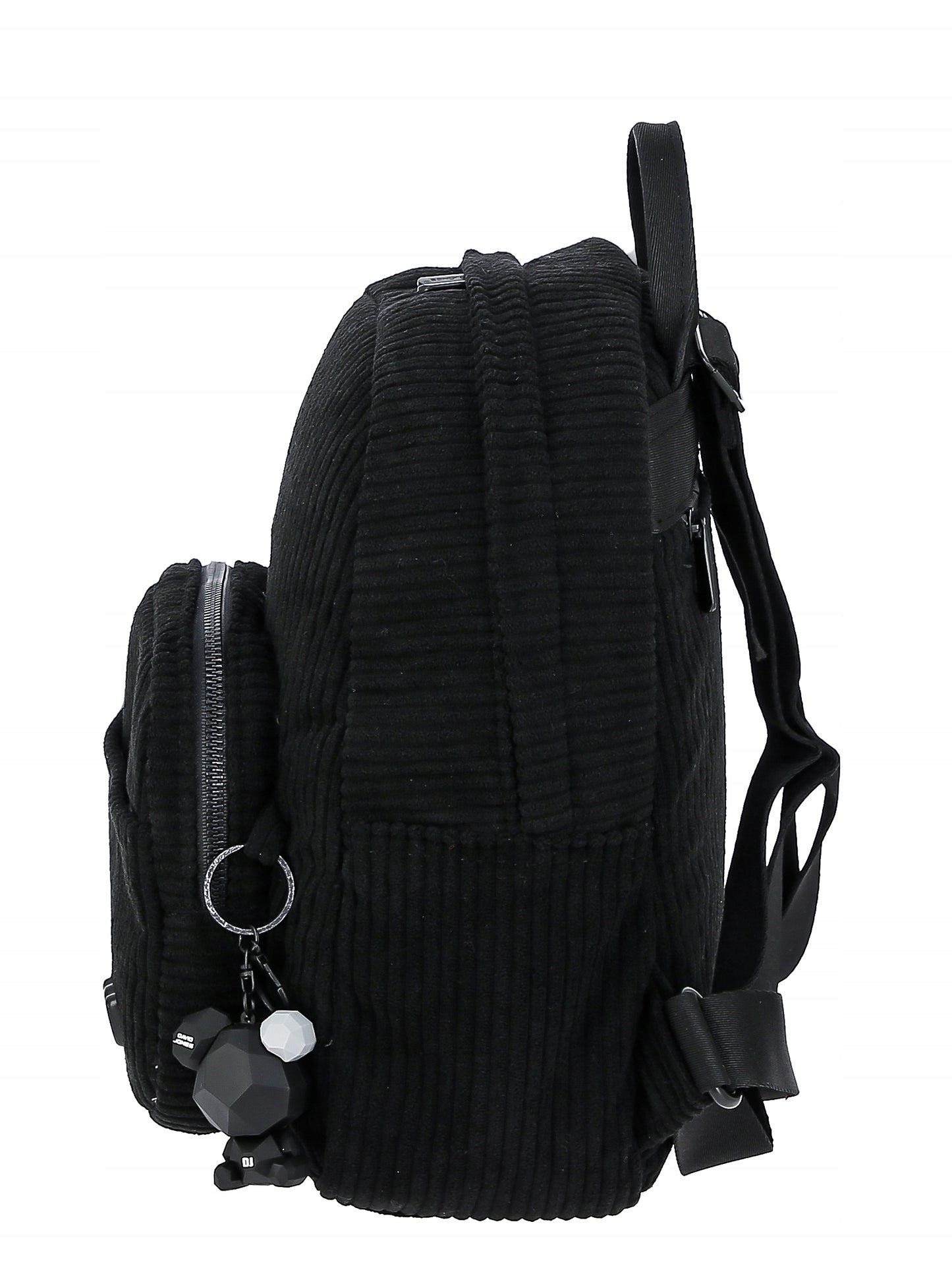 Plecak damski miejski David Jones tekstylny czarny