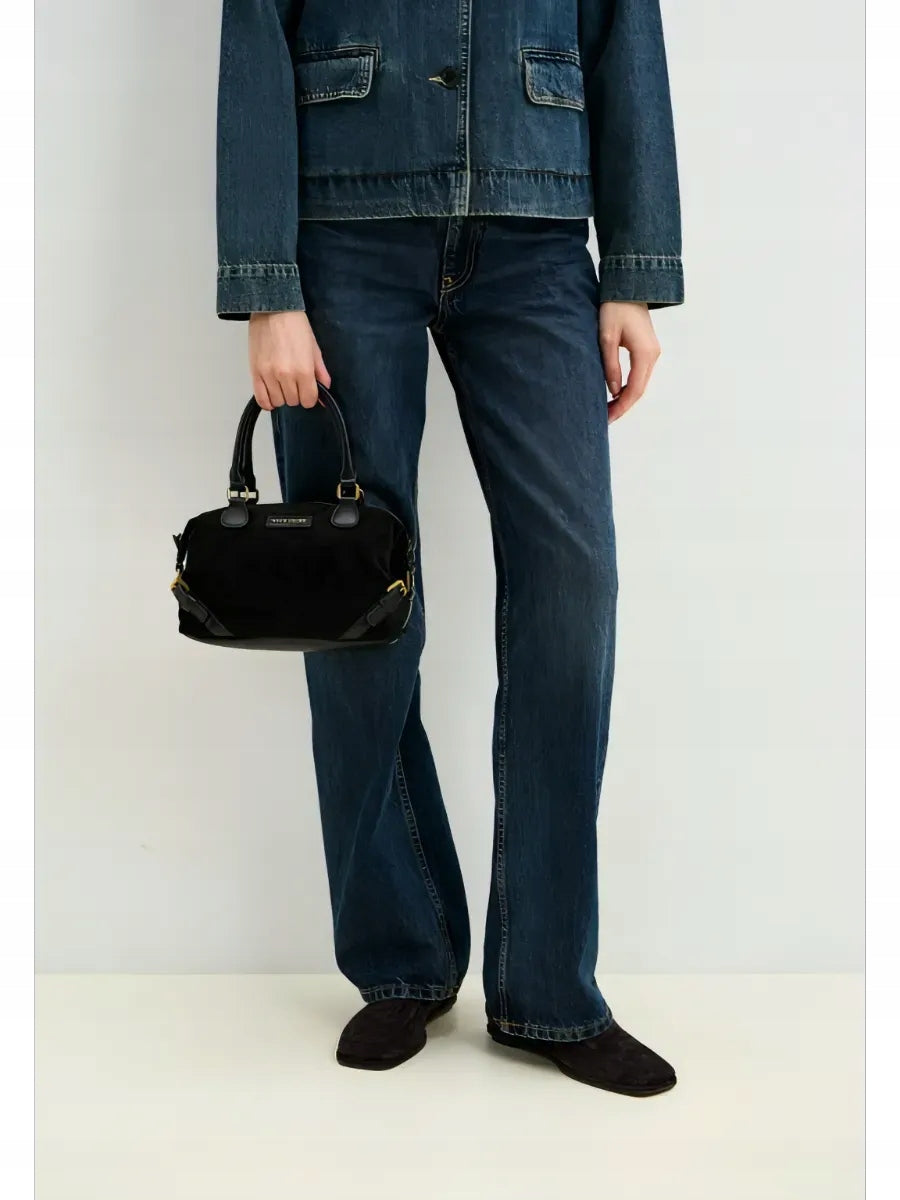 David Jones torebka damska mała kuferek czarny