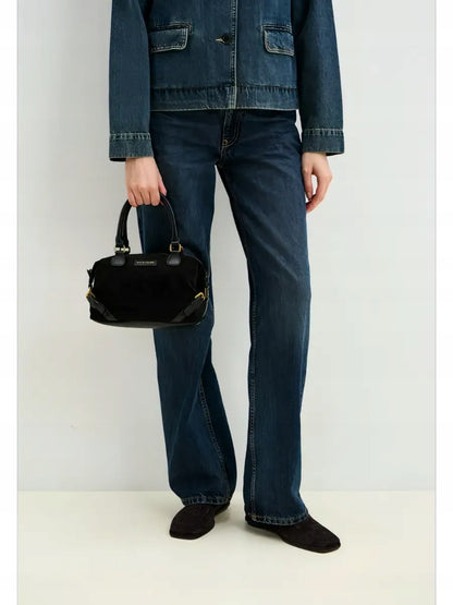 David Jones torebka damska mała kuferek czarny