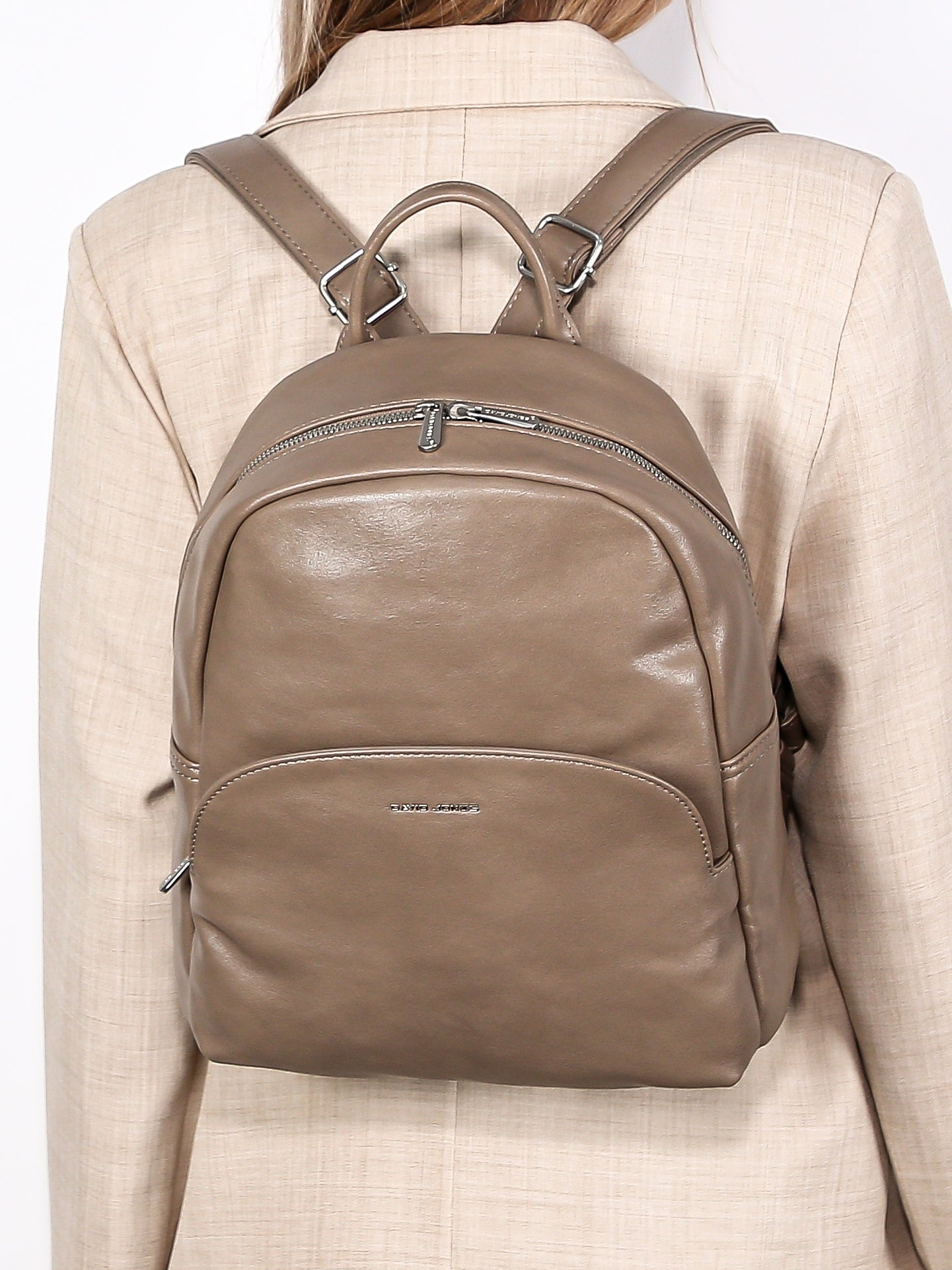 Plecak damski miejski David Jones skóra ekologiczna