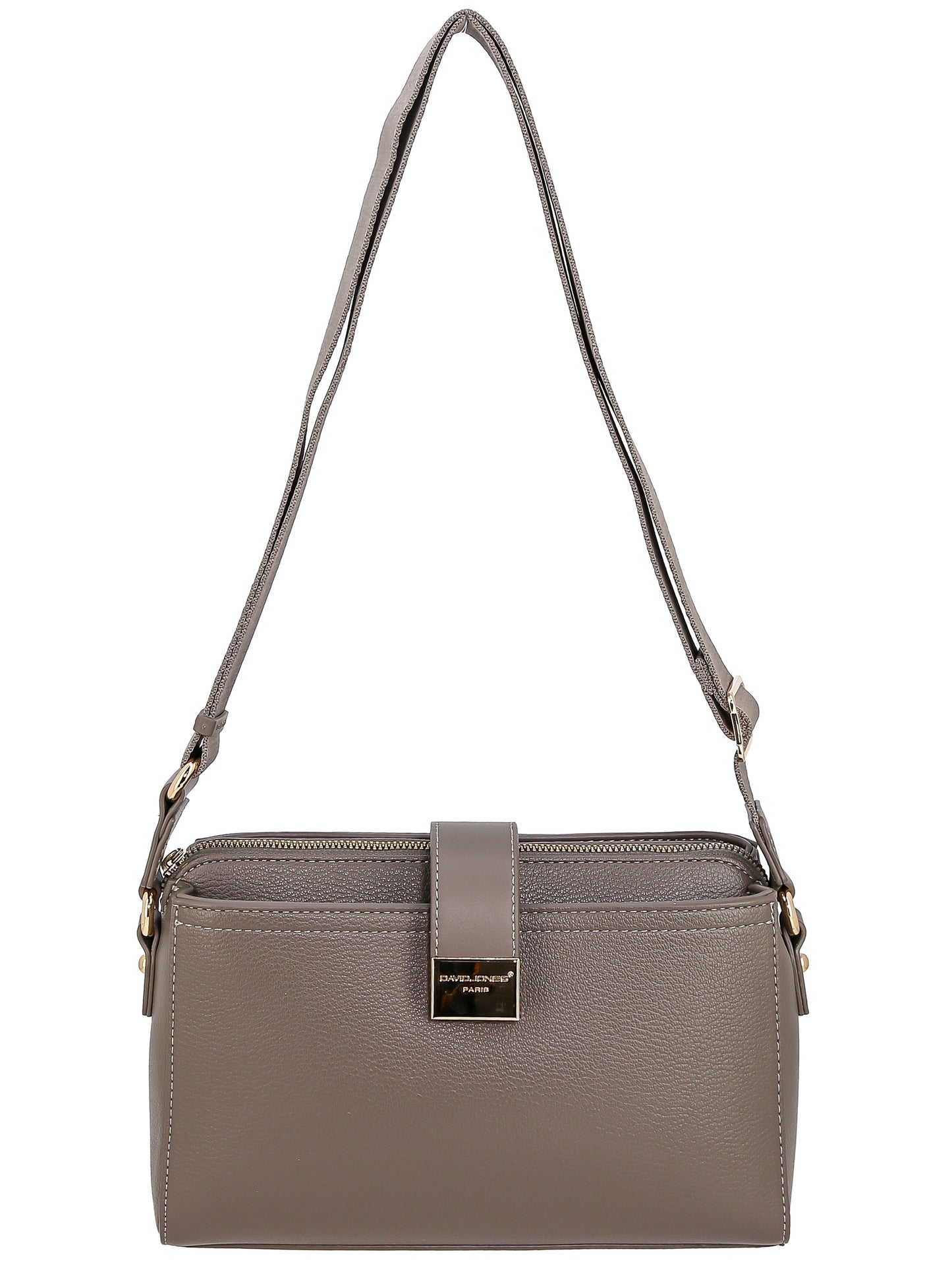 Torebka listonoszka damska David Jones skóra ekologiczna