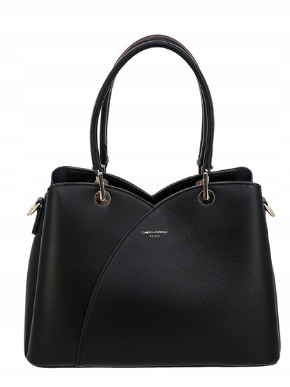 David Jones torebka damska klasyczna kuferek czarny