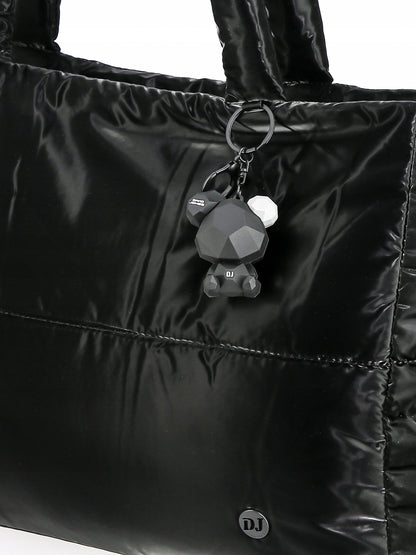 David Jones torebka damska shopper z nylonu czarna